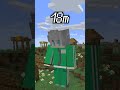 物を食べると“大きくなる”世界【マイクラ/マインクラフト】#shorts