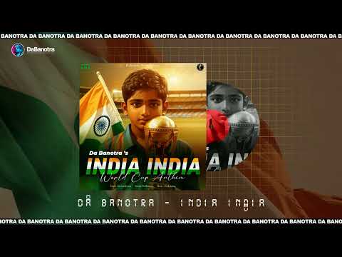 India India (Official Audio Visualizer) | Da Banotra | World Cup Humara Hai #dabanotra #worldcup