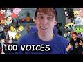 100 VOICE IMPRESSIONS IN 7 MINUTES