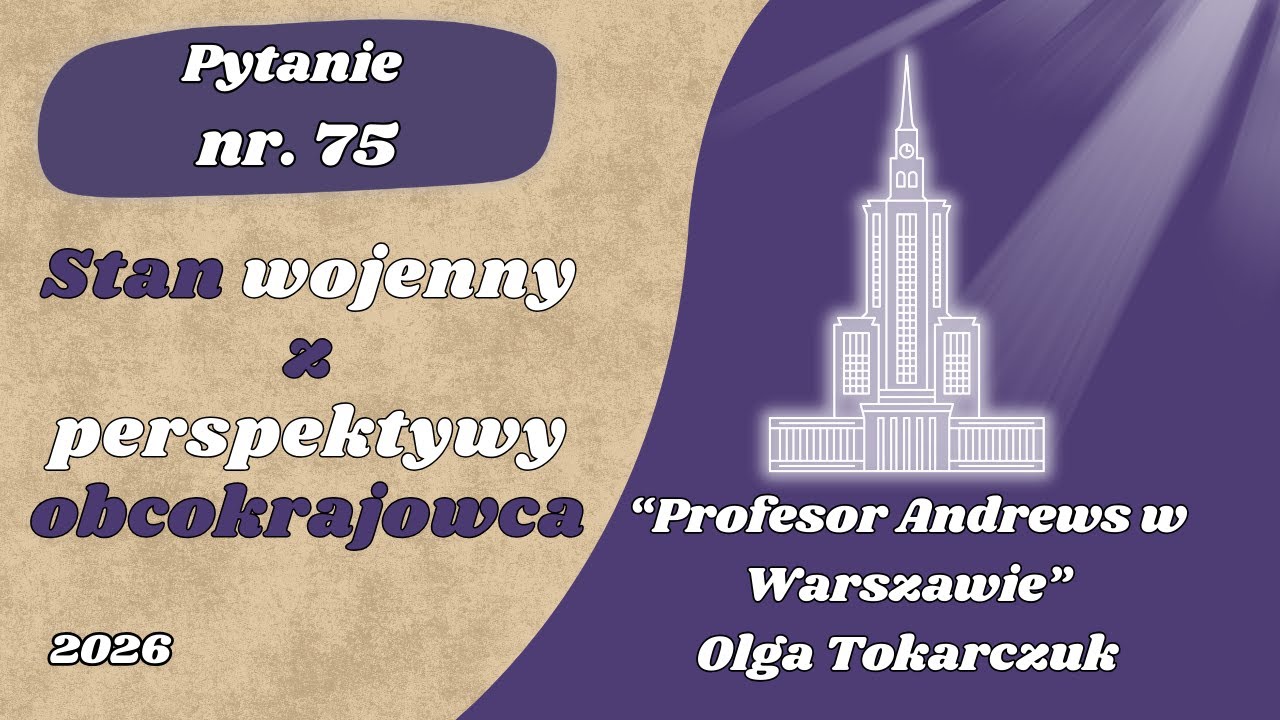 Matura ustna: Stan wojenny z perspektywy obcokrajowca -… — Transcript