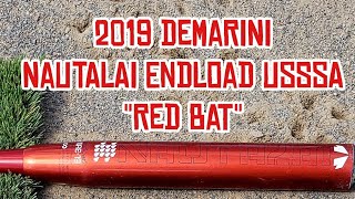 2019 Demarini Nautalai Endload USSSA - Red Bat - Yak & Lexx
