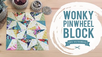 AGF Quilt Block Collection: Wonky Pinwheel Quilt Block Tutorial