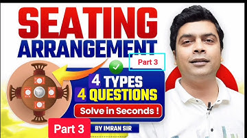 Seating Arrangement Tricks | Type 3 | Reasoing Tricks | Maths Tricks | imran sir maths