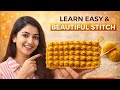 Easy and beautiful crochet stitch/soft &amp; cozy crochet