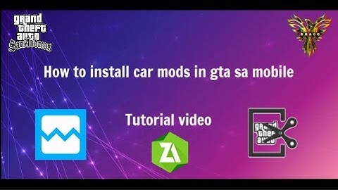 How to install car mods in gta sa mobile | Tutorial video