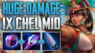 THIS GOD HAS SO MUCH DAMAGE! Ix Chel Mid Gameplay (SMITE Conquest)