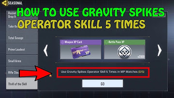 HOW TO USE GRAVITY SPIKES OPERATOR SKILL 5 TIMES IN MP MATCHES THRILL OF THE SKILL ALIJANEMB SHORT