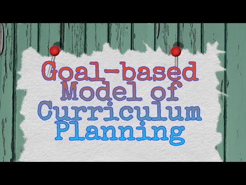 Goal Based Model Of Curriculum Planning Yam Heam Youtube