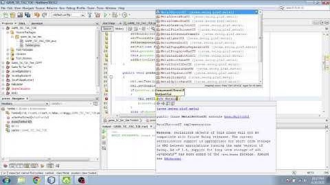 5  Membuat Game Tic Tac Toe dengan Java Mengatur Tampilan Tombol Setelah di pilih