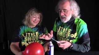 Flash Science: Needle Through a Balloon