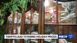 Tariffs raising costs for holiday retailers and customers; tree farm trying to compensate