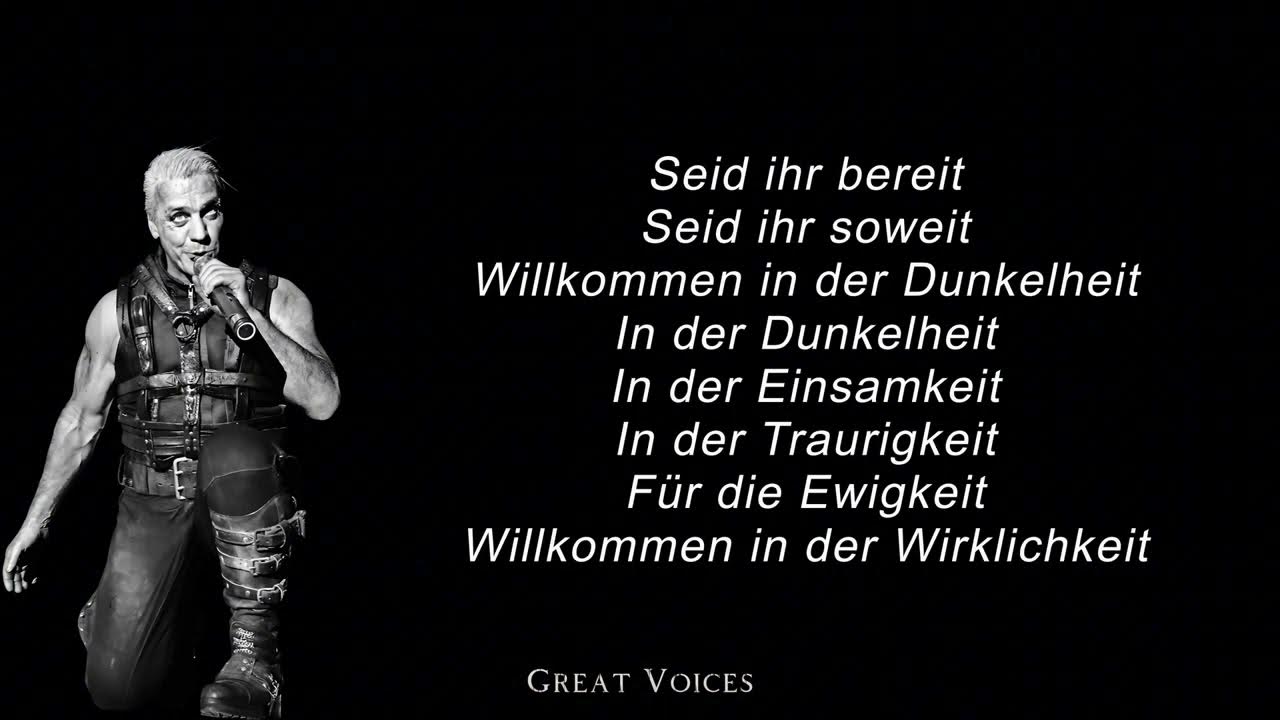 Wiener Blut - RAMMSTEIN (Isolated Vocals Lyrics) - YouTube