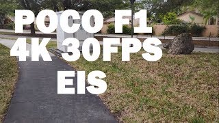 Пример видео EIS Poco F1 4K, 30 кадров в секунду (RAW); Пример видео Pocophone F1 4K 30FPS EIS