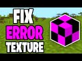 How To Fix Missing Textures In Minecraft! - Tutorial