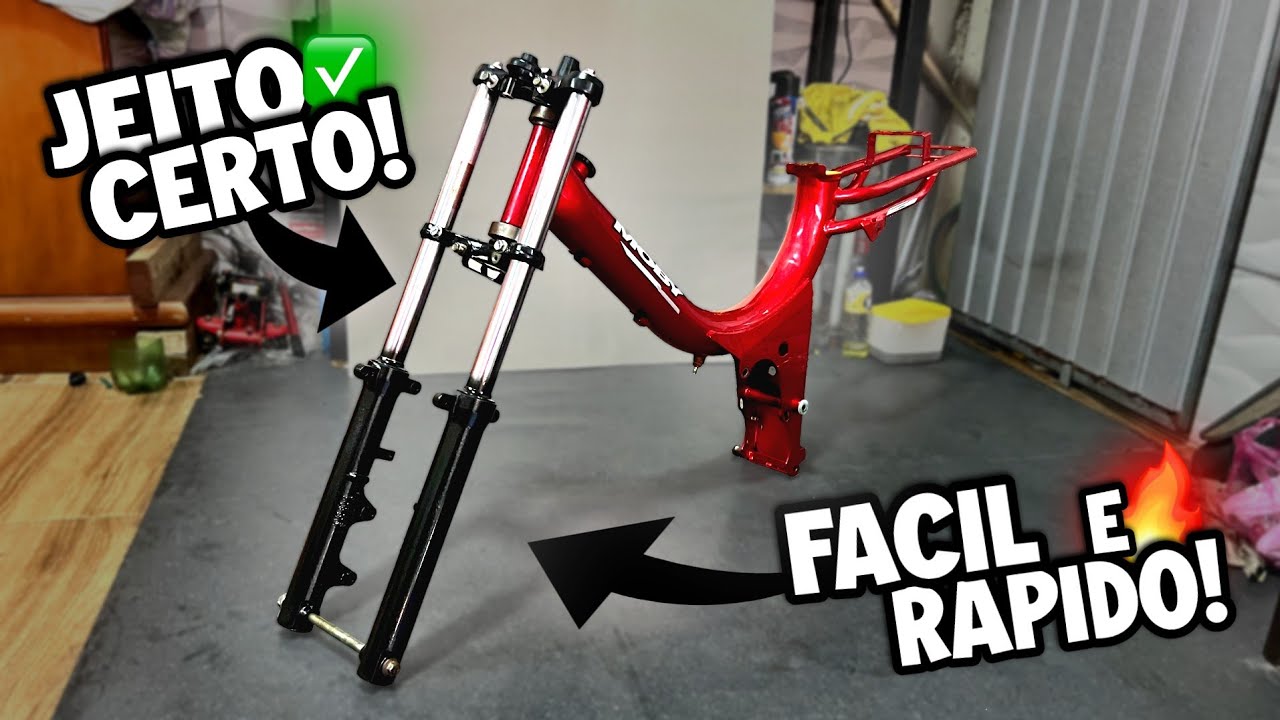 COMO COLOCAR AMORTECEDOR DE MOTO NA MOBILETE! Ep.2