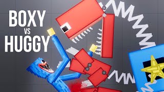 Project : Playtime#2 Boxy Boo vs Huggy Wuggy - People Playground 1.26 beta