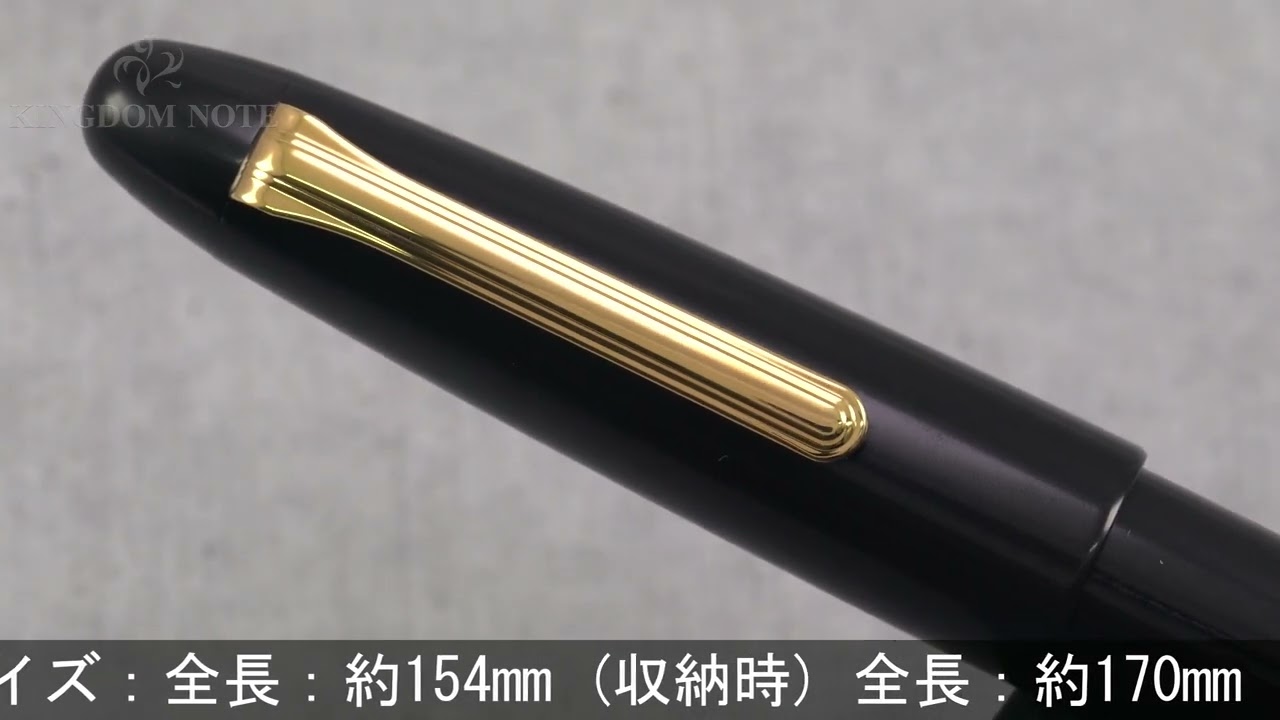 SAILOR セーラー 万年筆 キングプロフィット エボナイト 長刀研ぎ 太字