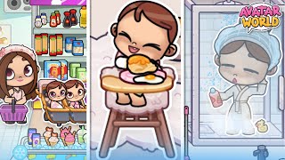 Rotina Da Noite Sendo Mãe Solteira No Avatar World