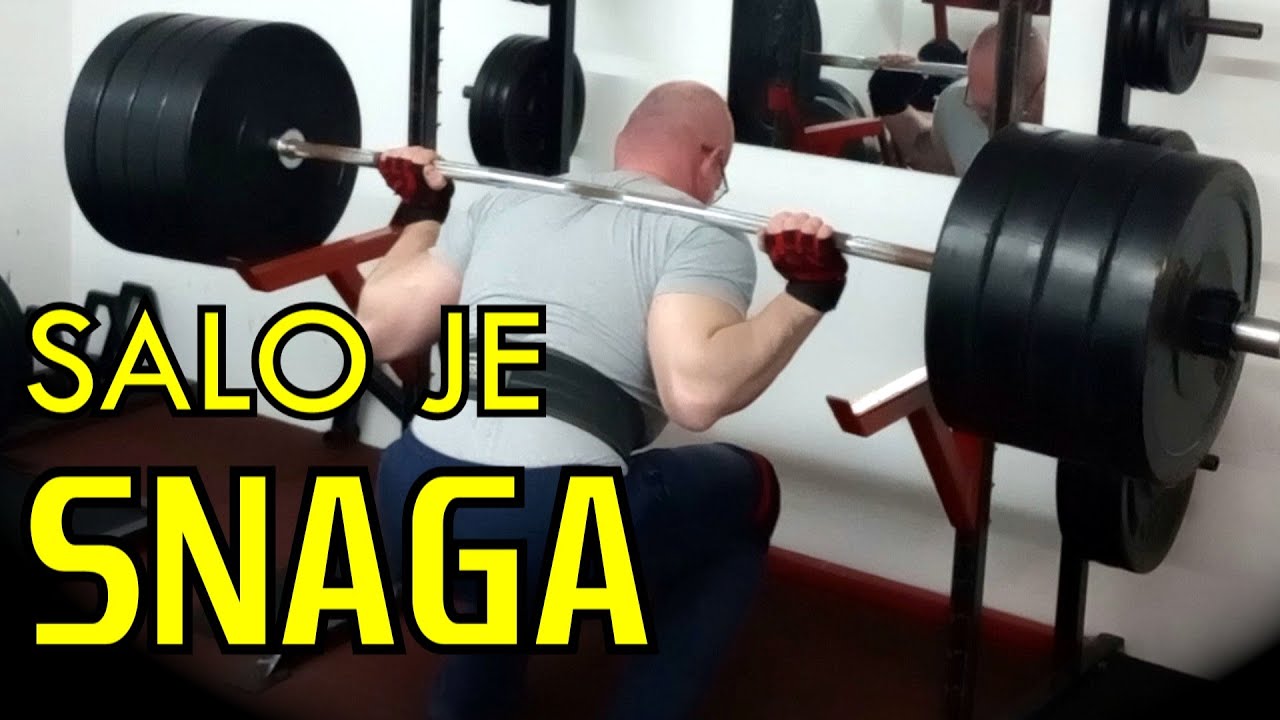 Kako vas SALO može učiniti jačim i moj MAKSIMUM - čučanj, benč i mrtvo dizanje