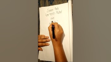 Square Roots || Long Division Method #shorts