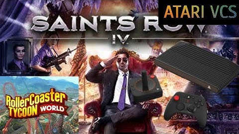 Atari VCS : Rollercoaster Tycoon World, Saints Row 4