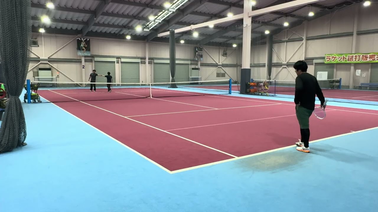 2026年2月25日 ダブルス練習 東•鈴木ＶＳ岸•水上