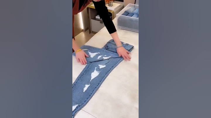 طريقة طى البنطلون