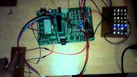 LED chaser using AVR ATMega16