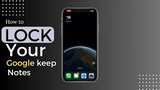 How to LOCK your google keep notes (2023)
