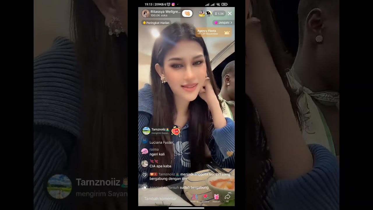 Ritassya Wellgreat Live Tiktok 22/11/2023 part 2