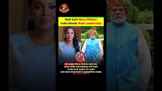 Well Said Mary Millben India Needs Modi Leadership. #narendramodi #marymillben #viral