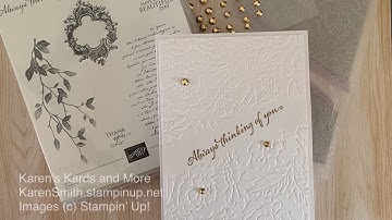 Partial Embossing With Your Favorite Embossing Folder