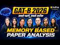 GAT-B 2026 🔥 Memory-Based Questions &amp; Complete Paper Analysis | VedPrep
