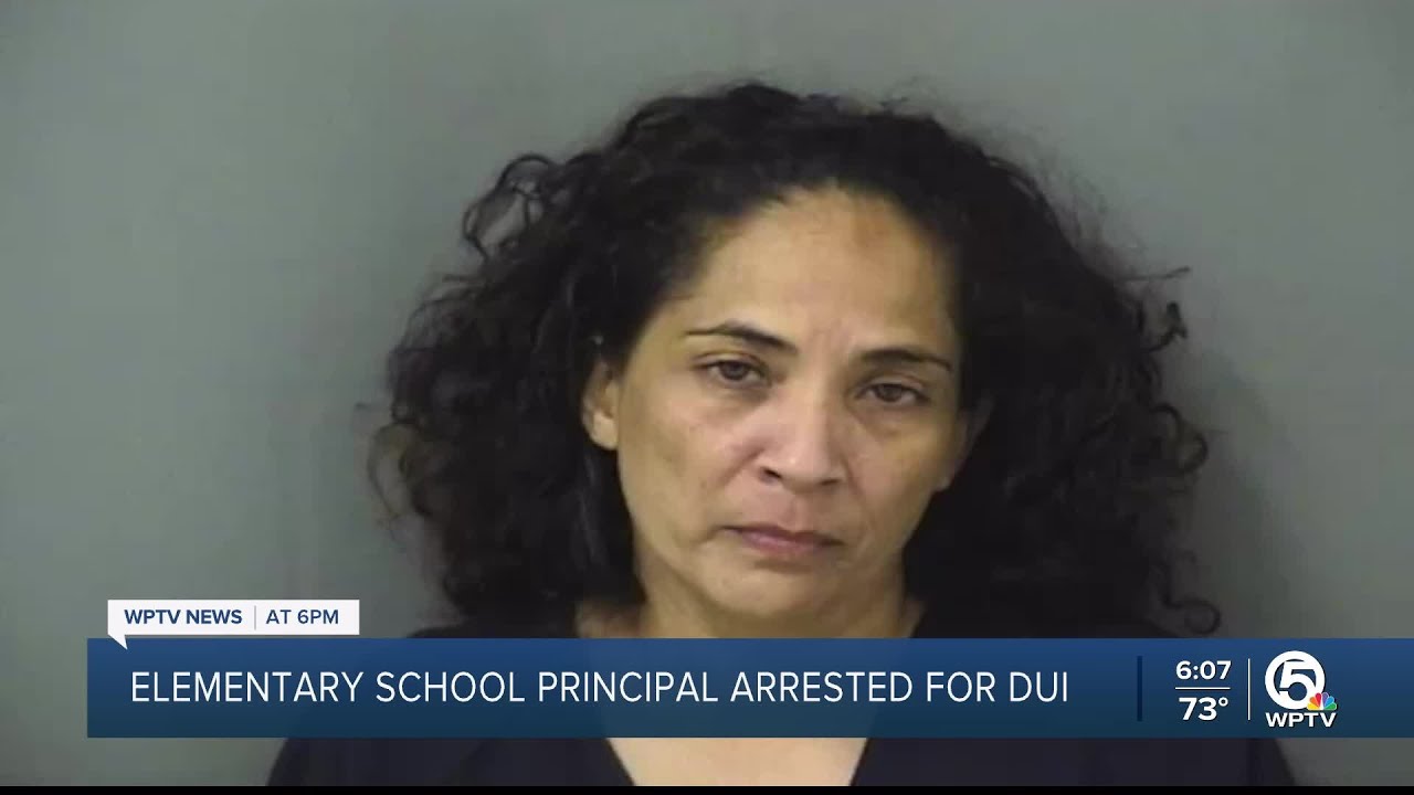 Principal faces DUI charge, accused of driving 'erratically' - YouTube
