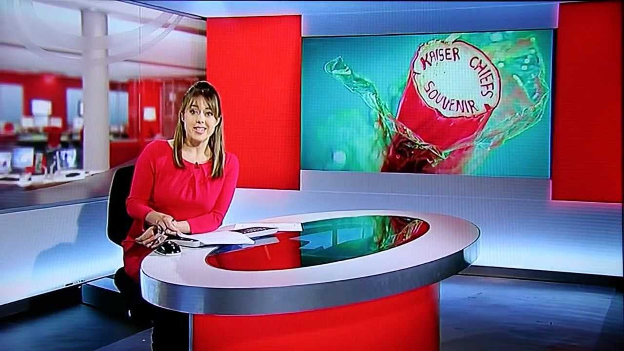 BBC Look East Painting Kaiser Chiefs 'Souvenir' album cover YouTube