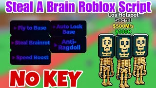 Steal A Brainrot Roblox Script Auto Lock, Anti-Ragdoll, High Speed, High Jump & More No Key