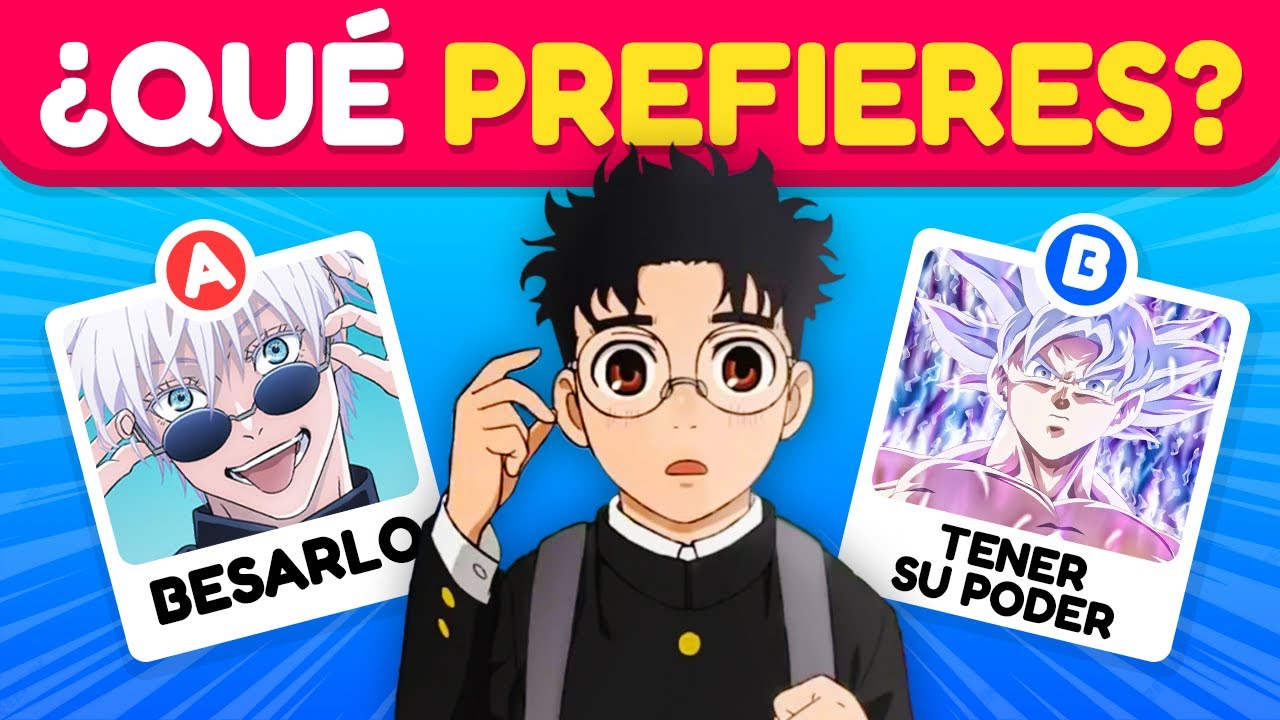 ¿QUÉ PREFIERES? 🧐 | ANIME QUIZ