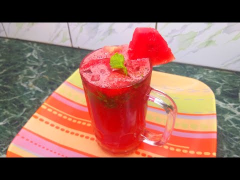बीमारी कभी पास न आए जब तरबूज का जूस ऐसे बनाए #watermelon #juice #summerrecipes #watermelonjuice
