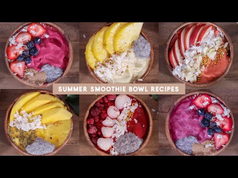 5 Thick Smoothie Bowl / Nice Cream Recipes (summer edition!) | JLINHH