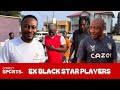 Kwame Ayew, Haminu Dramani and Isaac Vorsah at Bawaleshi Park for the  Monday Stars kickabout.