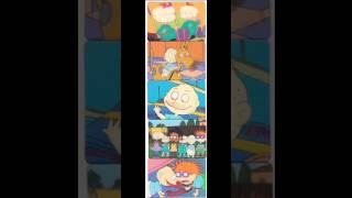 Kelloggs Rugrats Action Cards (1996) #kelloggs #cereal #freegift #lenticular #rugrats #toys #figures