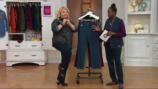 Quacker Factory DreamJeannes 5 Pocket Knit Denim Boot Cut Pants on QVC