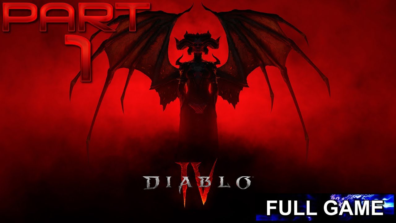 DIABLO 4 Gameplay Walkthrough Part 1 FULL GAME - YouTube