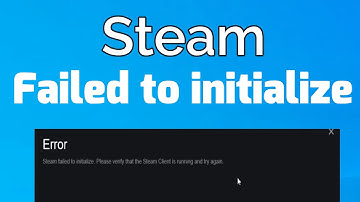 How to fix Steam failed to initialize please verify that the steam client is Running and try again