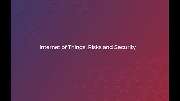 Internet of Things, Risks and Security