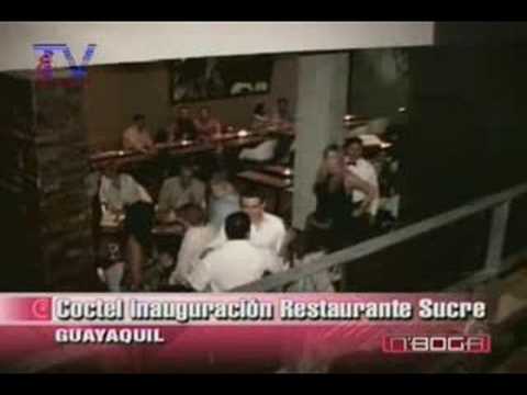 Coctel inauguración restaurante Sucre