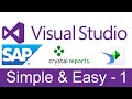 Learn Crystal Reports in just 1 hour | so simple.