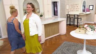Detailed Destination 365 Tiered Midi Dress with Eyelet Detail on QVC Information