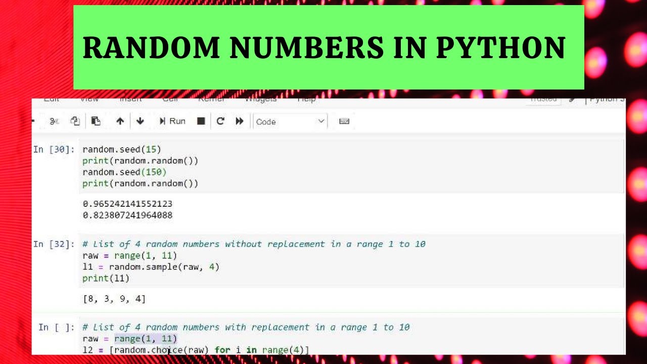 random assignment python