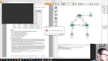 8.2.4.5 Lab - Configuring Basic Single-Area OSPFv2 - GNS3 - PART 1